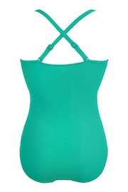 Pour Moi Turquoise Green Santa Monica Removable Straps Tummy Control Swimsuit - Image 4 of 4