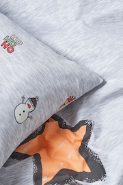 Grey Character Christmas Duvet Cover and Pillowcase Set - Image 7 of 12