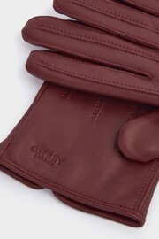 Osprey London Purple The Lila Leather Gloves - Image 4 of 4