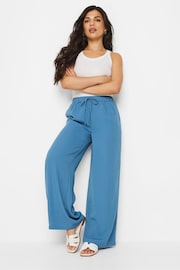 PixieGirl Petite Blue Wide Leg Trousers - Image 3 of 5