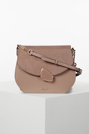 Luella Grey Pink Lily Cross-Body Bag - Image 4 of 7