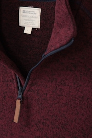 Mountain Warehouse Red Mens Idris Half-Zip Fleece - Image 5 of 5