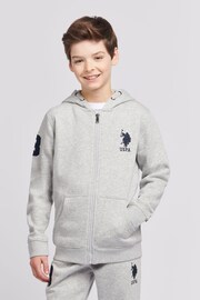 U.S. Polo Assn. Boys Player 3 Zip Hoodie - Image 1 of 4