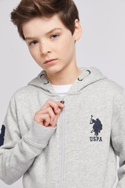 U.S. Polo Assn. Boys Player 3 Zip Hoodie - Image 4 of 4