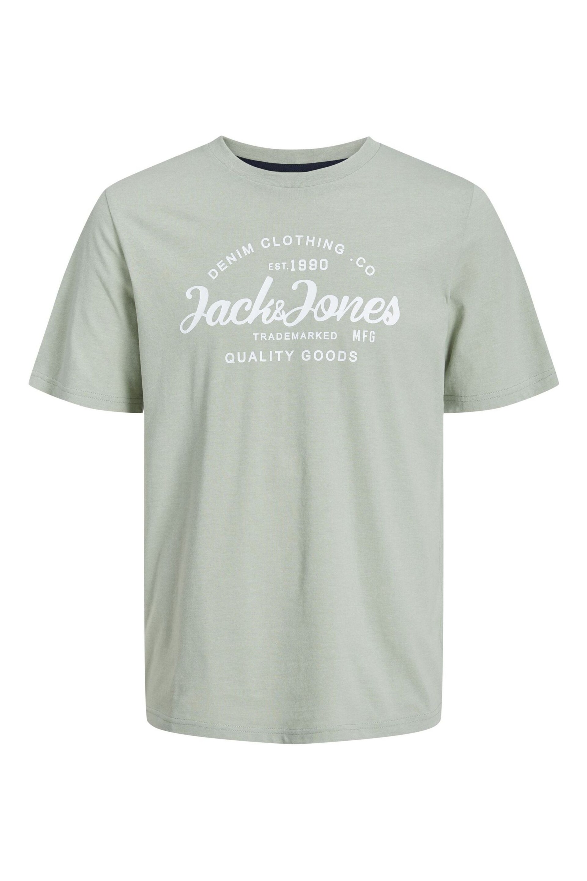 JACK & JONES JUNIOR Blue Logo T-Shirt And Shorts Set - Image 2 of 3