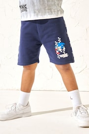 Angel & Rocket Blue Sonic Front Pocket Shorts - Image 1 of 5