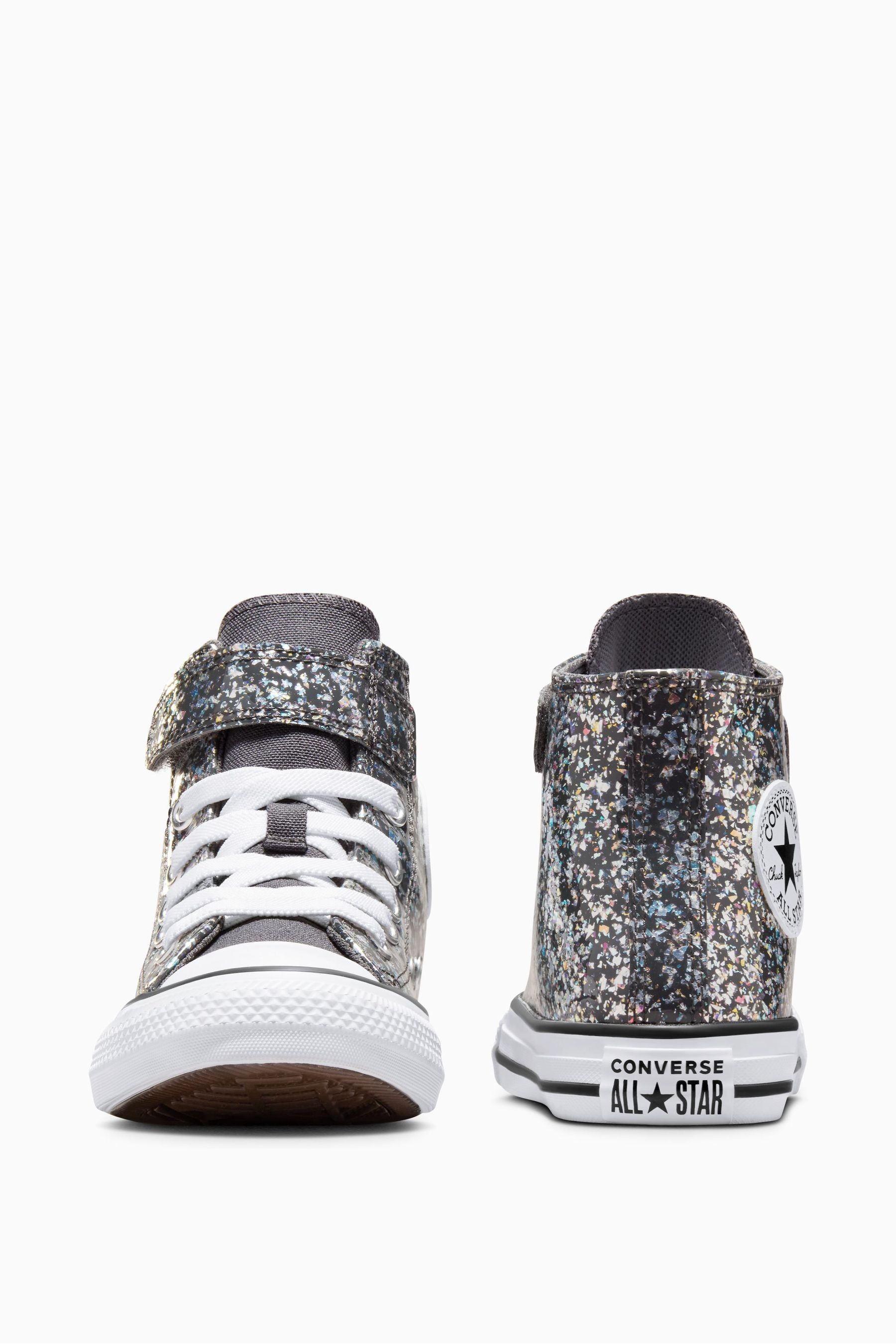 Junior glitter converse discount