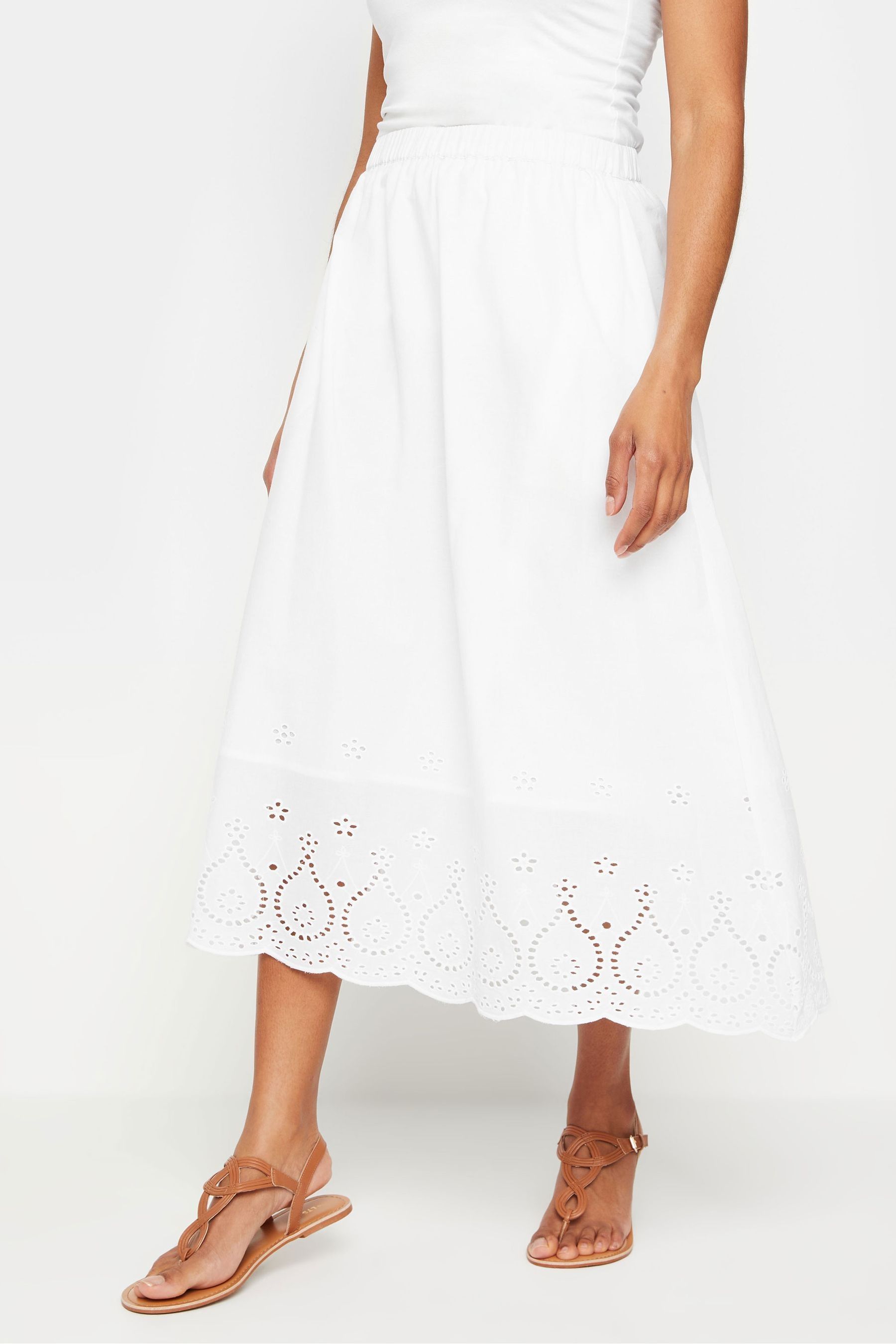 White midi skirt 100 new arrivals