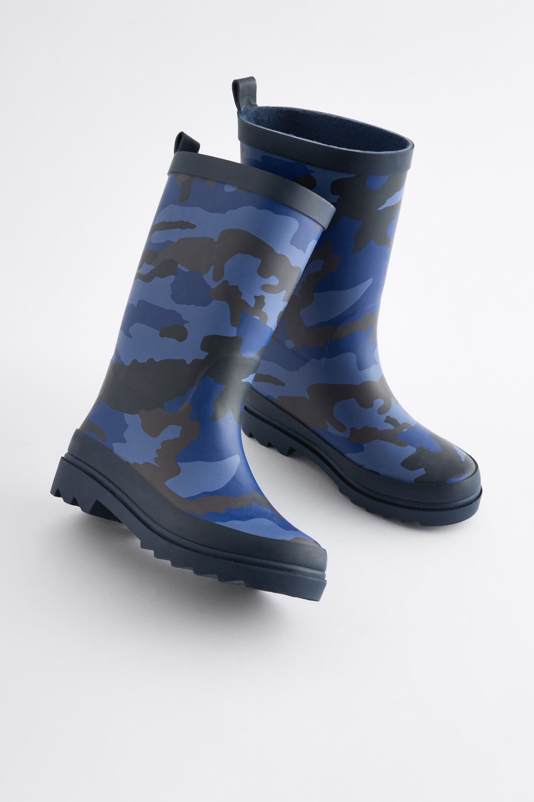 Navy blue boys wellies online