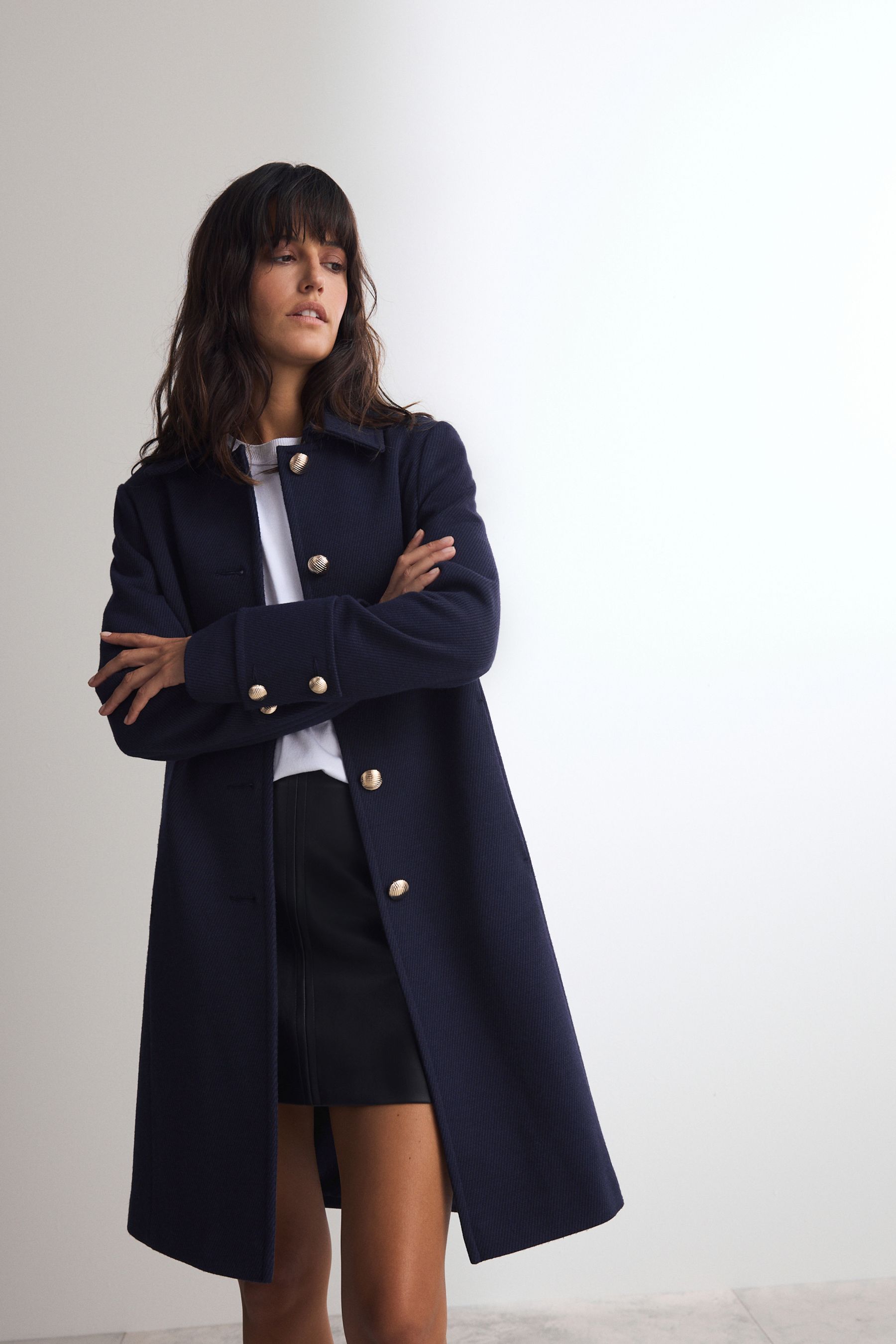 Navy coatigan next online