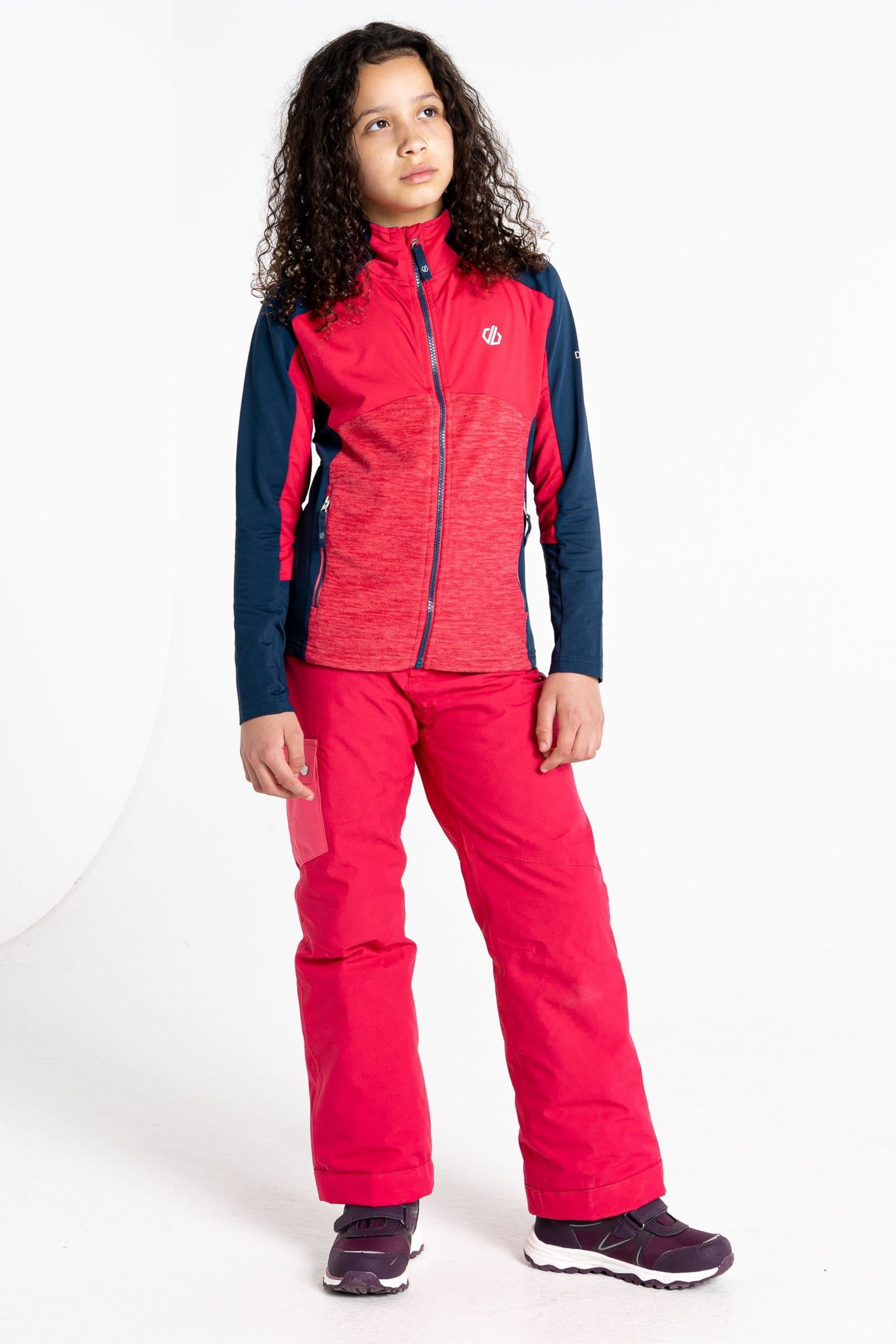 Dare 2b Pink Exception Core Stretch Full Zip Jacket - Image 2 of 3