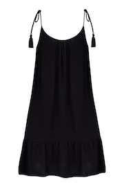 Pour Moi Black LENZING™ ECOVERO™ Viscose Swing Beach Dress - Image 4 of 4