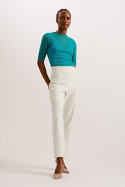 Ted Baker Green Emikoo Fitted Mesh Top - Image 1 of 6