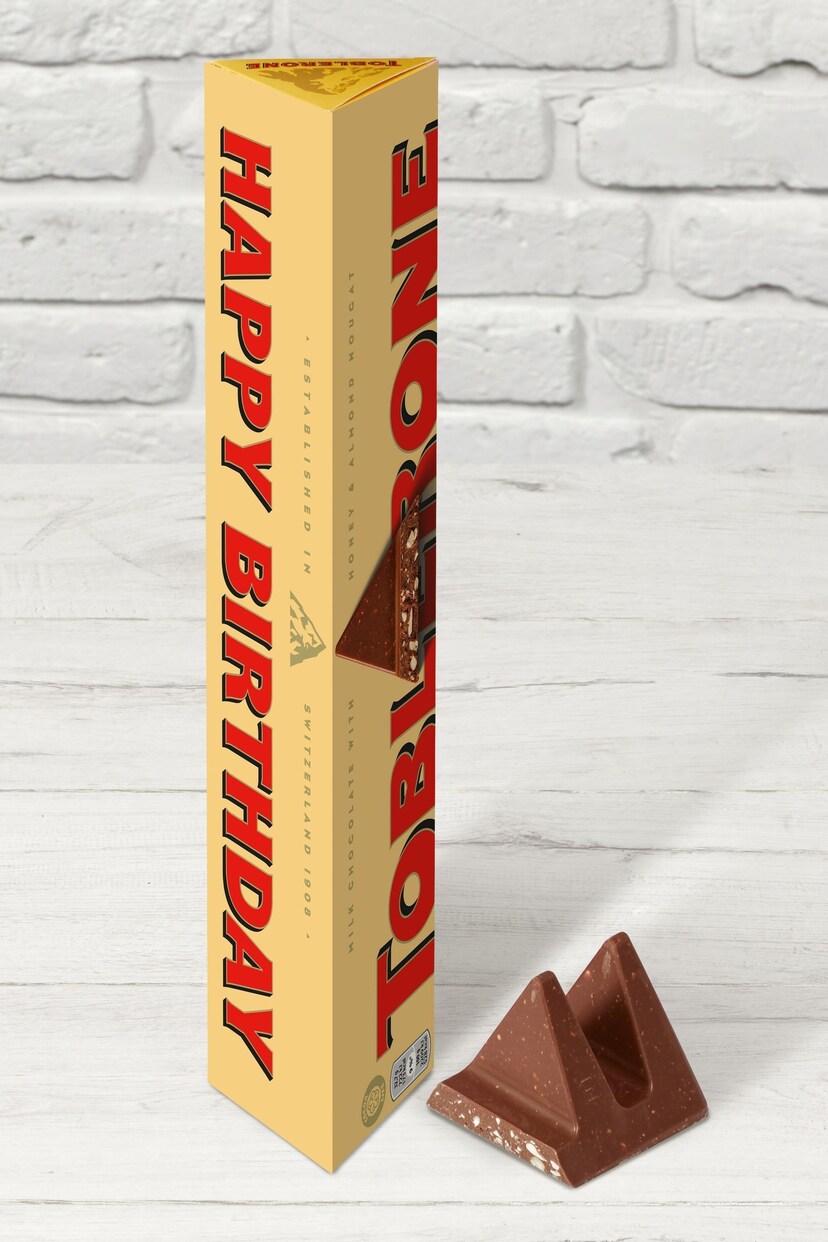 Toblerone Chocolate 360G Happy Birthday Bar - Image 1 of 2