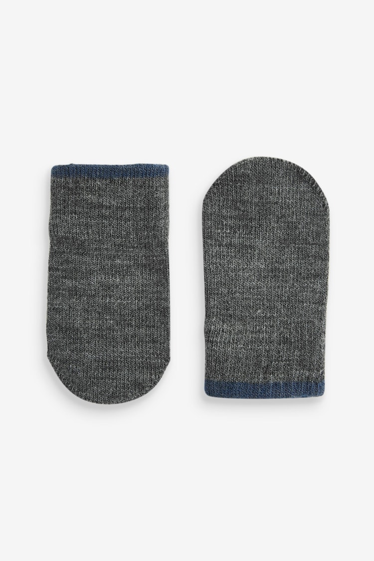 Sage Green, Navy & Charcoal 3 Pair Magic Mittens Set (3mths-6yrs) - Image 4 of 4