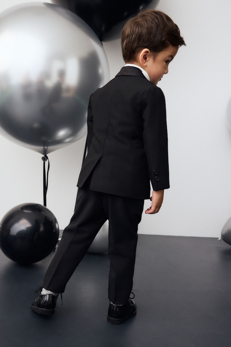 Black Blazer, Shirt, Power Trousers And Bow Tie Set (3mths-9yrs) - Image 2 of 4