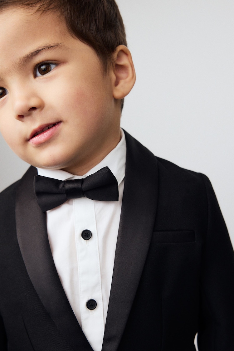 Black Blazer, Shirt, Power Trousers And Bow Tie Set (3mths-9yrs) - Image 4 of 4