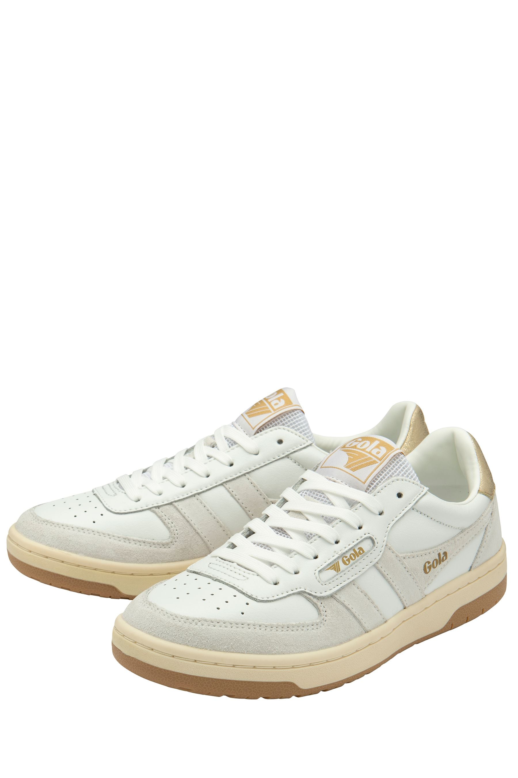 Buy Gola Light White Ladies Hawk Lace Up Trainers from Next Luxembourg