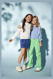 ONLY KIDS Blue Utility Pocket Denim Mini Skirt - Image 1 of 3