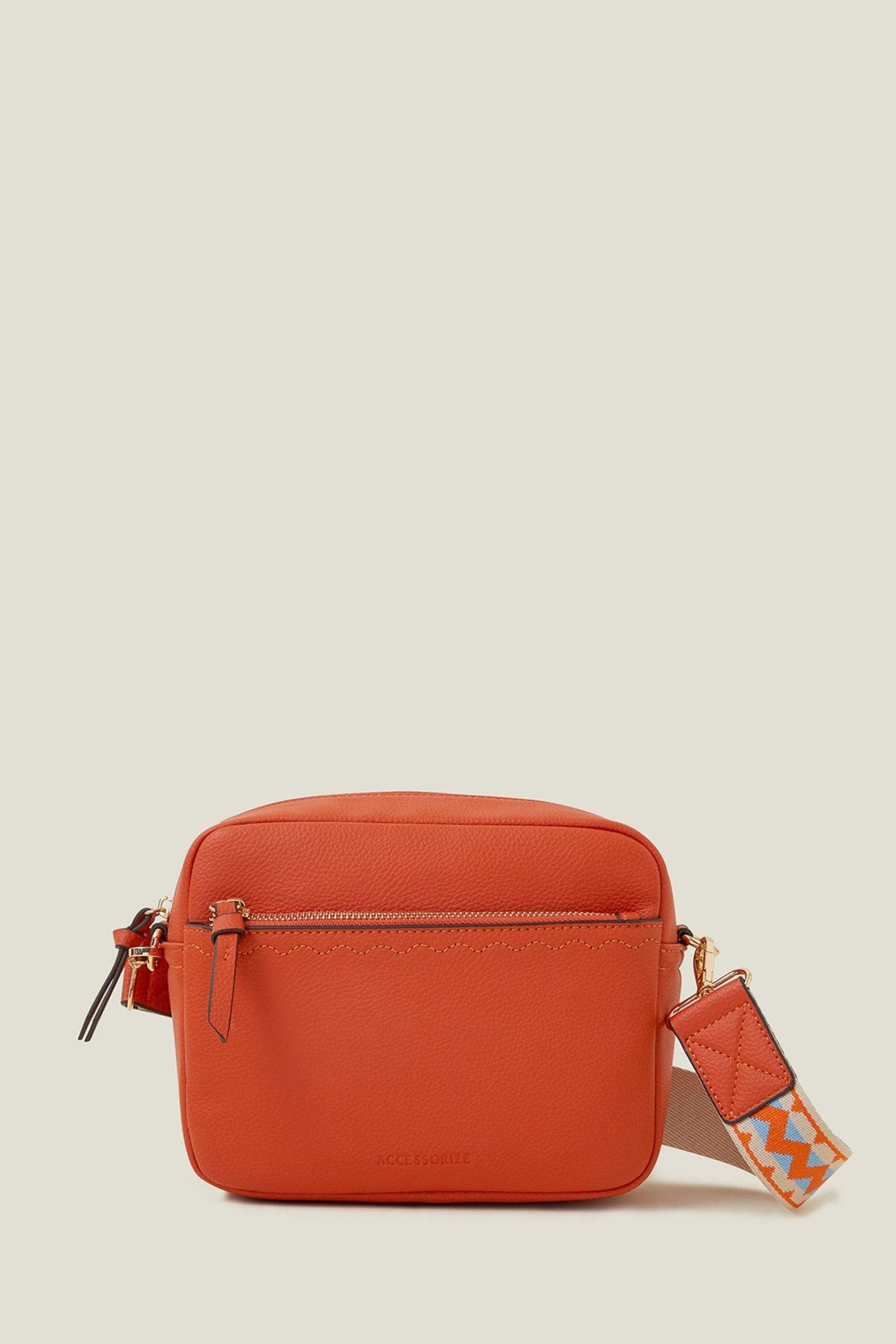 Buy Accessorize Orange Camera Bag with Webbing Strap from Next Luxembourg