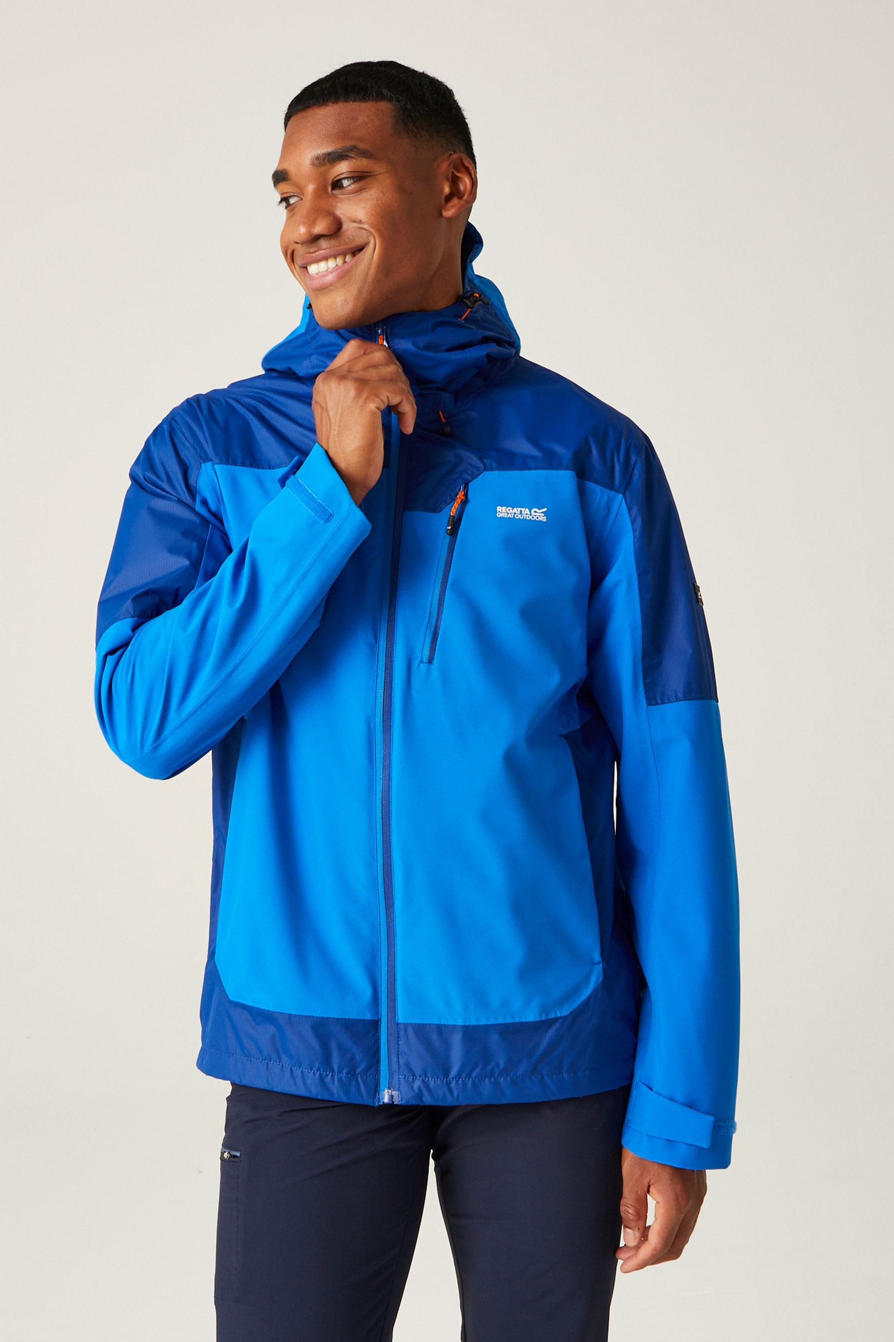 Buy Regatta Ocean Blue Highton Stretch II Waterproof Jacket from Next Luxembourg