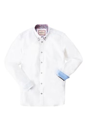 Joe Browns White Delightful Double Collar Shirt - Image 5 of 5