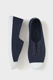 Crew Clothing Laceless Canvas Trainers - Image 4 of 4