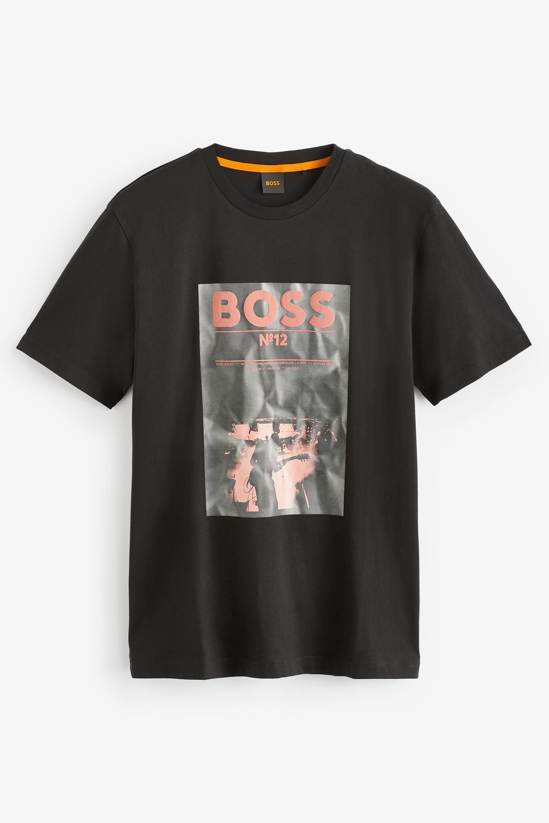 BOSS Black Music Graphic Print T-Shirt - Image 5 of 5