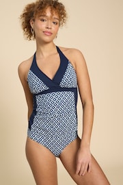 White Stuff Blue Sunshine Reversible Tankini - Image 3 of 7