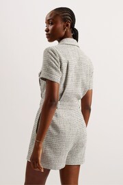 Ted Baker Cream Osamud Tailored Playsuit - Image 4 of 6