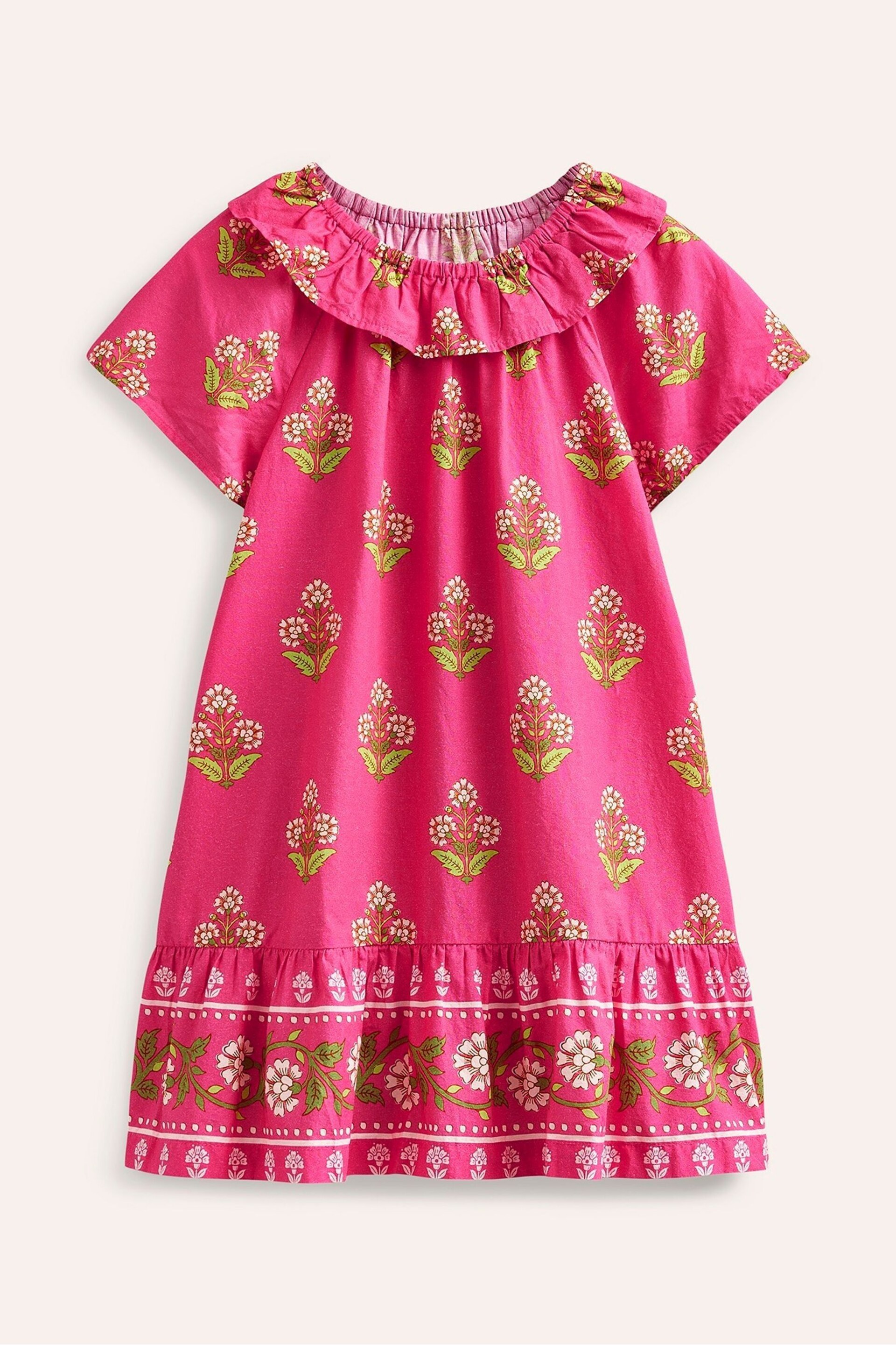 Boden Pink Pull-On Holiday Dress - Image 1 of 2