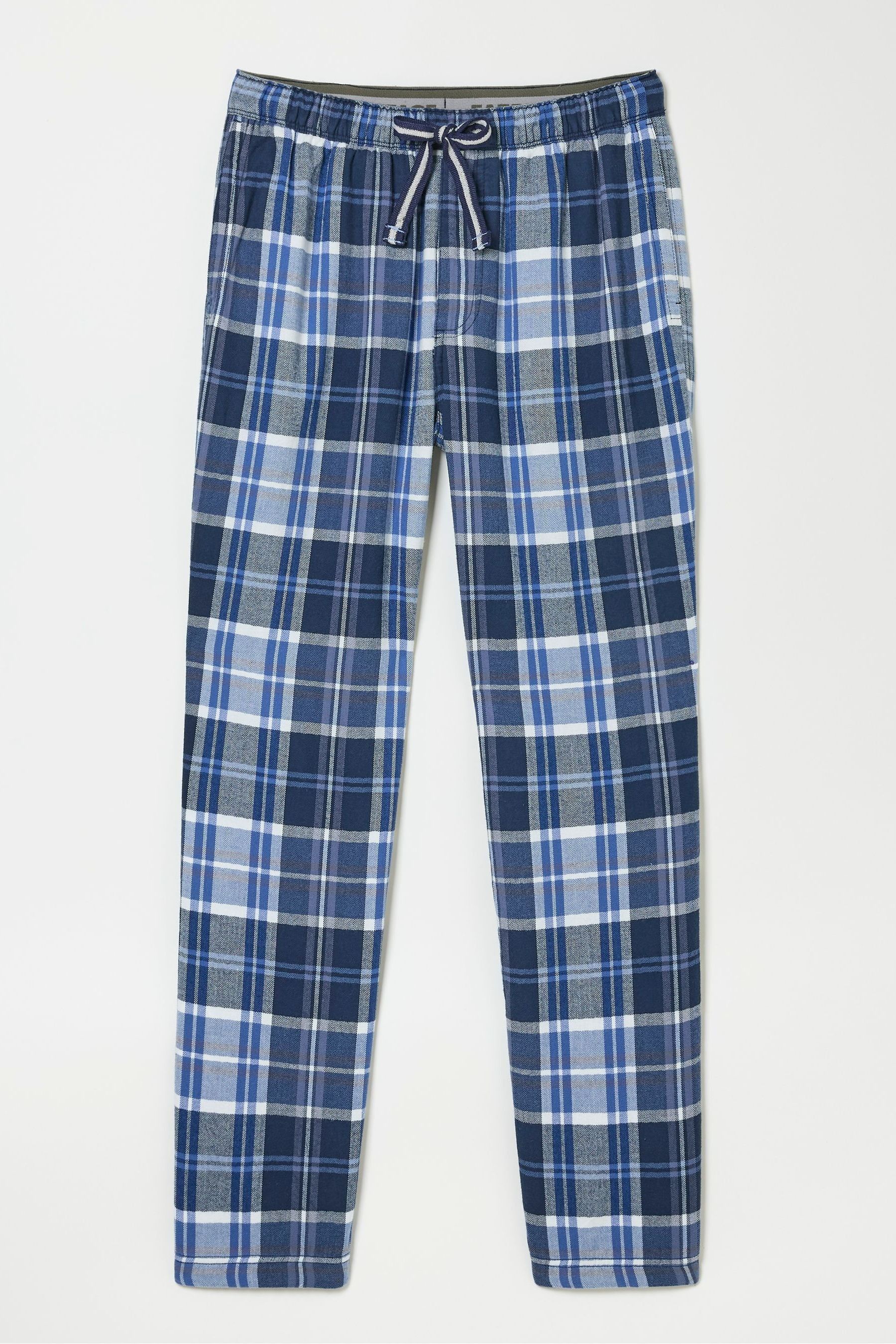 Buy FatFace Anglesey Light Blue Check Pyjama Bottoms from the Next UK online shop