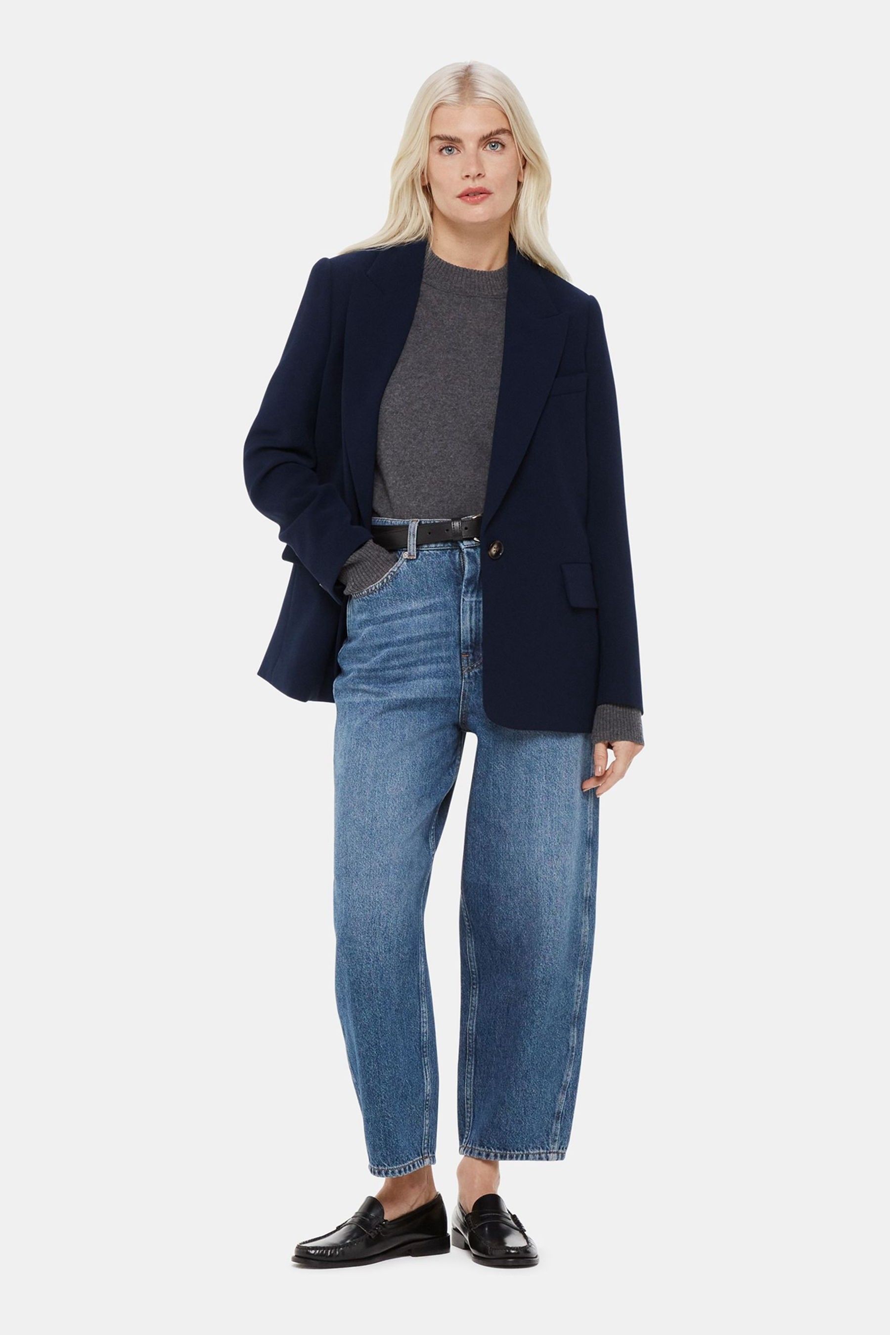 Whistles navy blazer on sale