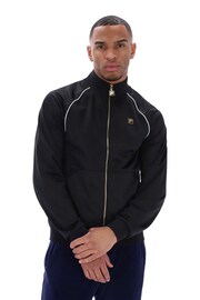 Fila Black Tristan Track Top With Piping Detail - Image 2 of 4