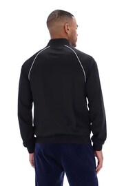 Fila Black Tristan Track Top With Piping Detail - Image 4 of 4