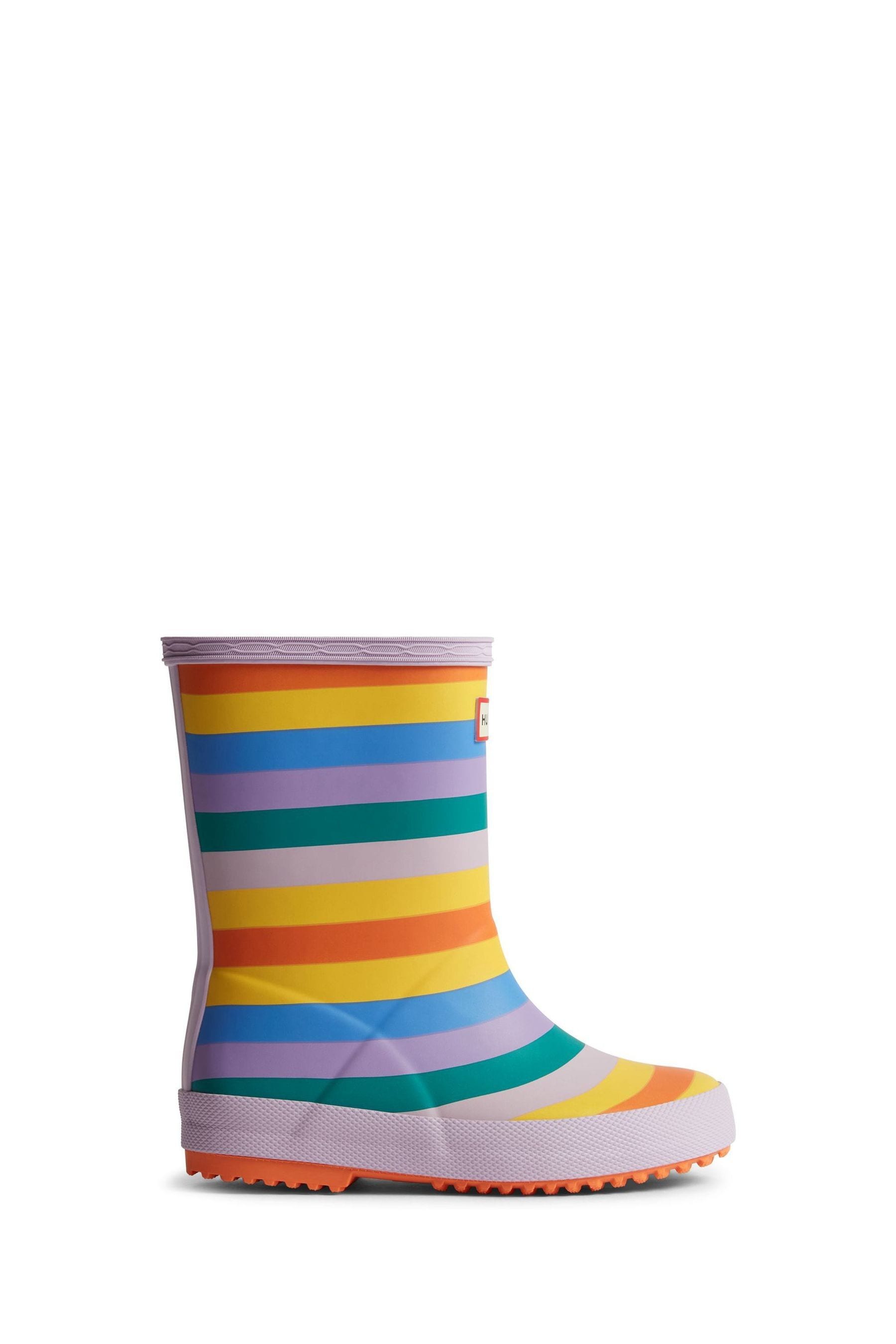 Hunter Kids Multi First Rainbow Wellies