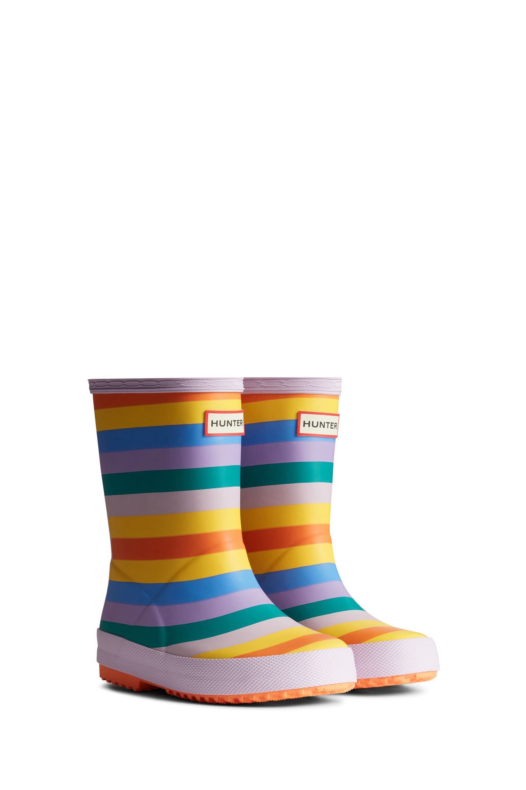 Hunter Kids Multi First Rainbow Wellies