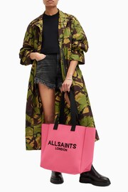 AllSaints Pink Izzy E/W Tote - Image 1 of 2