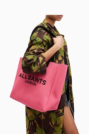 AllSaints Pink Izzy E/W Tote - Image 2 of 2