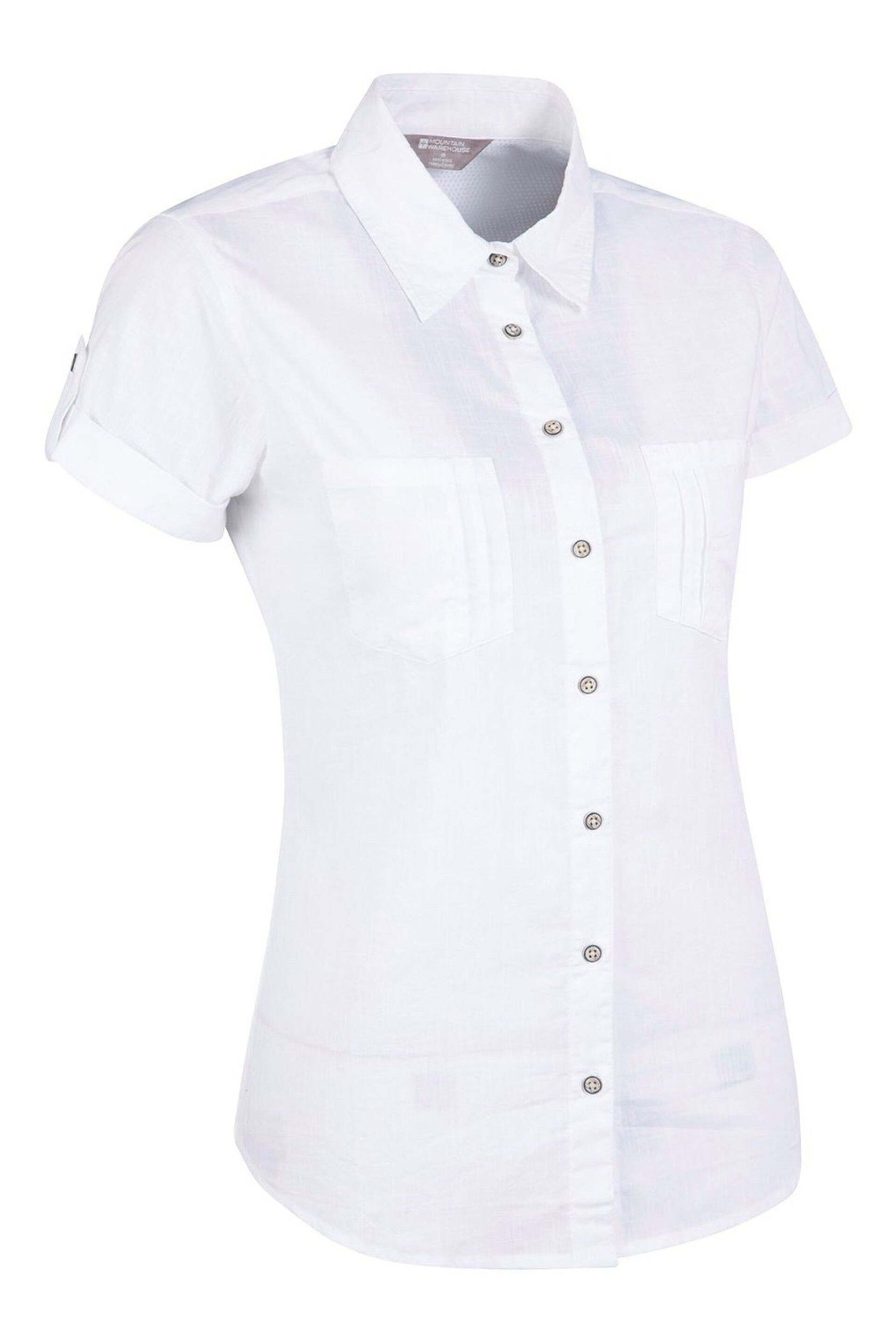 Mountain Warehouse White Coconut Short Sleeve Womens Shirt - Image 3 of 5