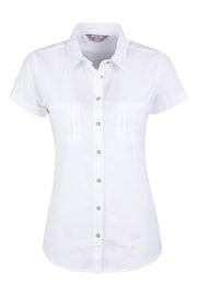 Mountain Warehouse White Coconut Short Sleeve Womens Shirt - Image 5 of 5