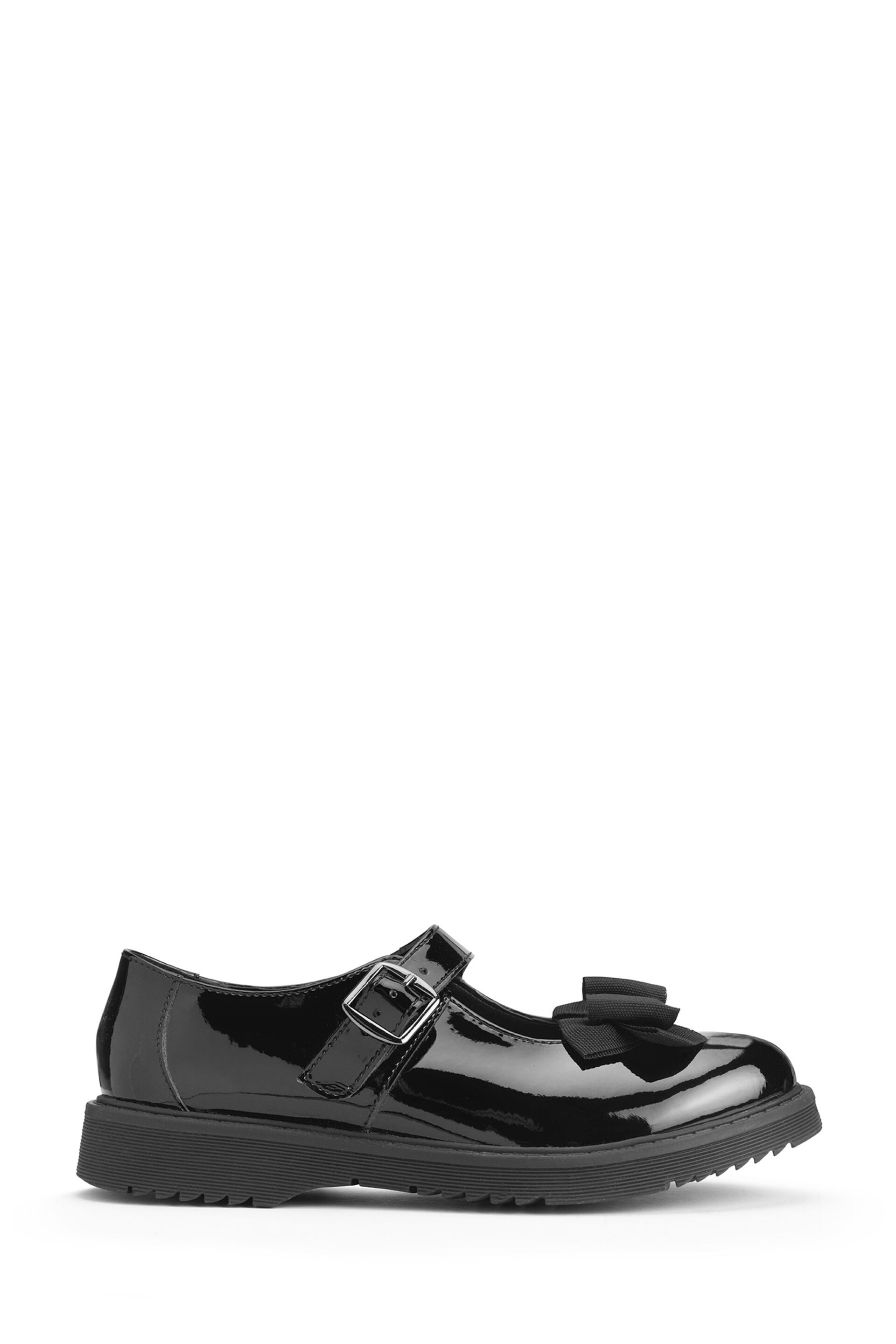 Start Rite Empower Patent Chunky Sole Mary Jane School Black Shoes - Image 1 of 6