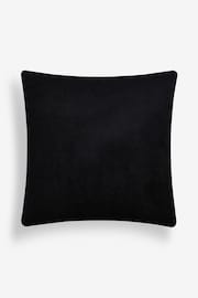 Black Champagne Velvet Curve 59 x 59cm Cushion - Image 3 of 4