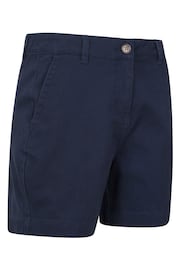 Mountain Warehouse Blue Womens Bay Organic Chino Shorts - Image 4 of 5