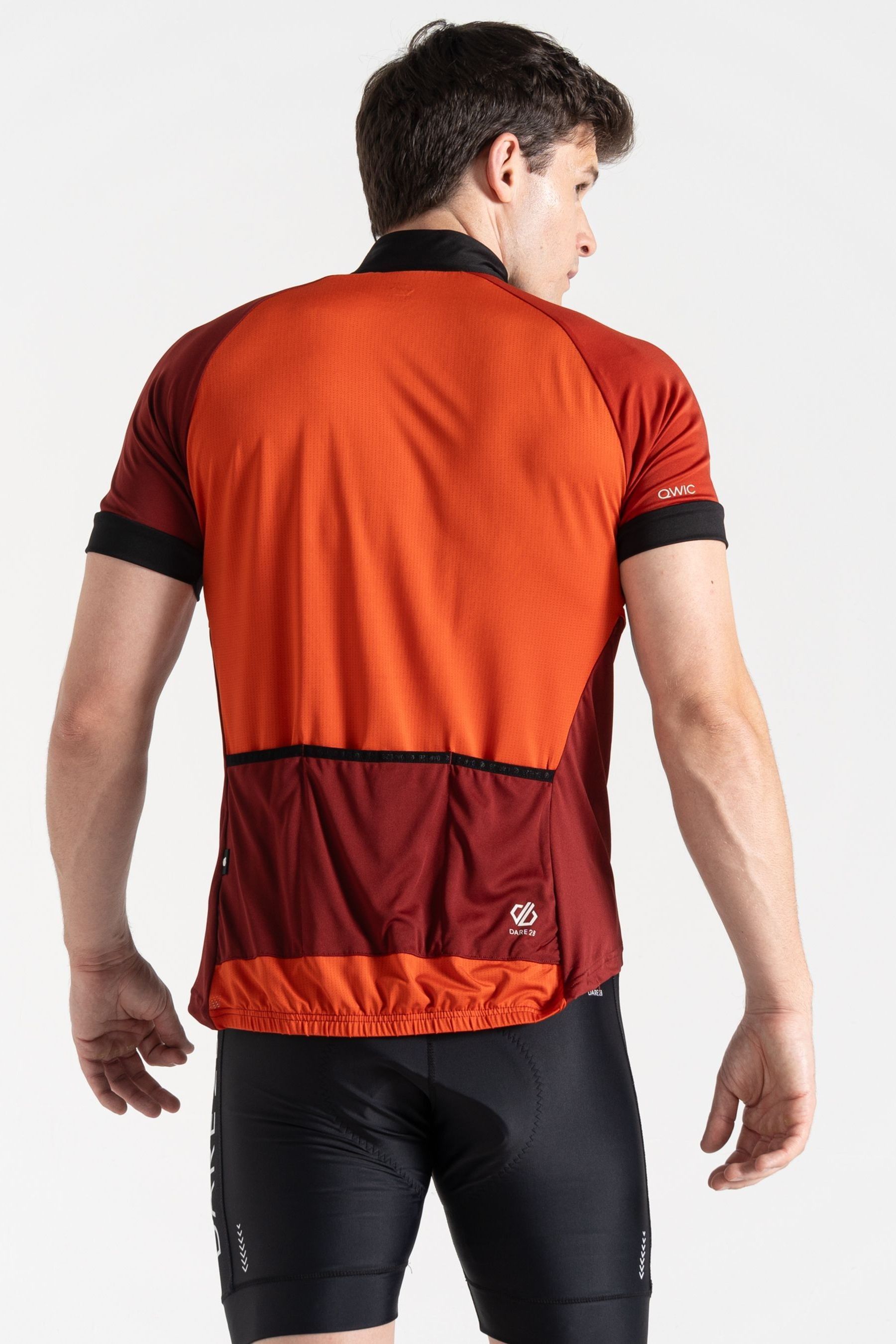 Buy Dare 2b Orange Protraction III Zip Up Lightweight Cycling Jersey from Next United Arab Emirates
