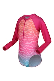 Regatta Pink Long Sleeve Swimsuit - Image 7 of 7