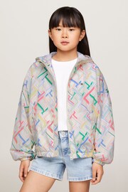 LOGO PRINT WINDBREAKER - Image 1 of 5