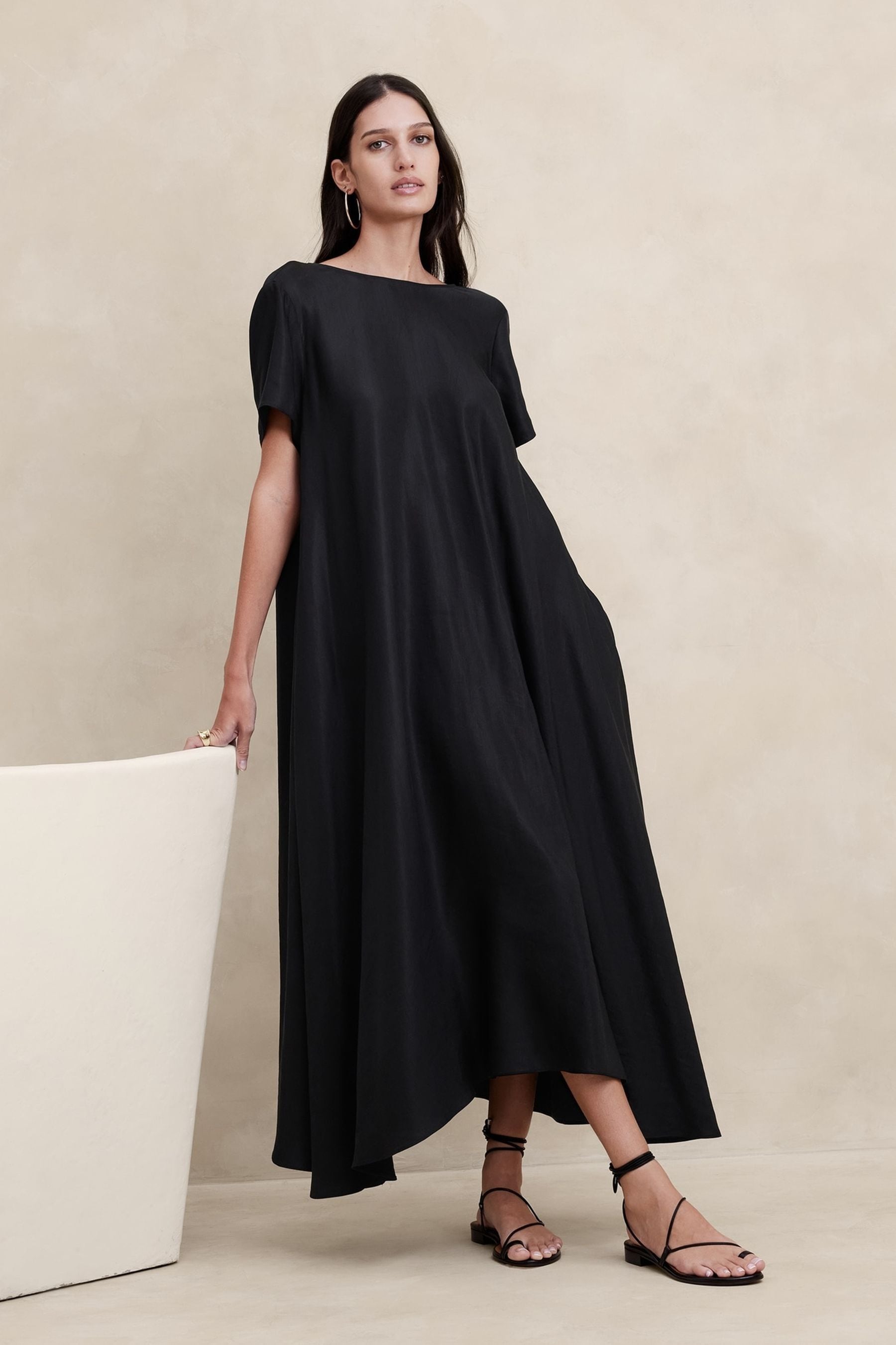 Banana republic linen maxi dresses best sale