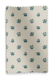 Sophie Allport Blue Poppies Made to Measure 100% Cotton Curtains - Image 5 of 5