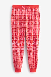 Red Fairisle Pattern Cosy Long Sleeve Pyjamas - Image 7 of 10